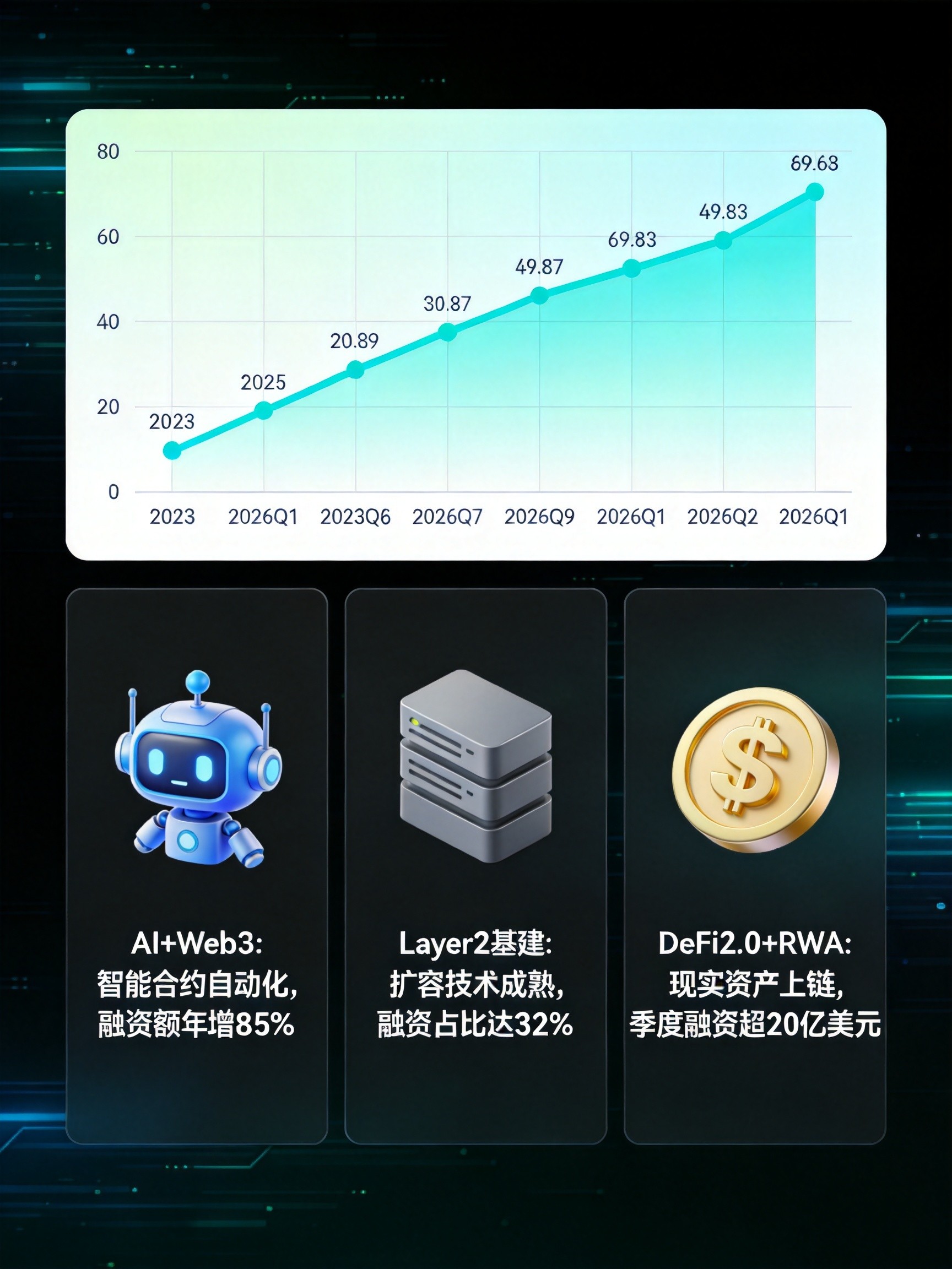 Web3融资增长趋势与三大热门赛道总览
